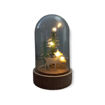 Picture of CHRISTMAS DECORATION REINDEER IN GLASS TUBE WITH LED LIGHTS